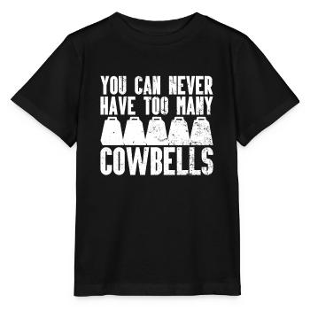 Cowbell More Cowbell-Vintager - Stanley/Stella MINI CREATOR Kids’ T-Shirt - black - Front - Mikhail (115cm)