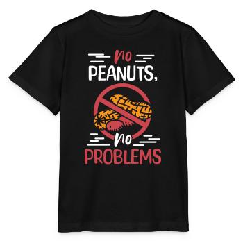Keine Erdnüsse Keine Probleme Erdnuss-allergiker - Stanley/Stella Kinder T-Shirt MINI CREATOR  - Schwarz - Vorne - Mikhail (115cm)