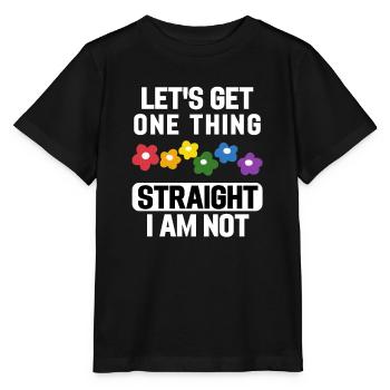 Regenbogen Blumen Blüte Gay Pride Geschenk LGBT - Stanley/Stella Kinder T-Shirt MINI CREATOR  - Schwarz - Vorne - Mikhail (115cm)