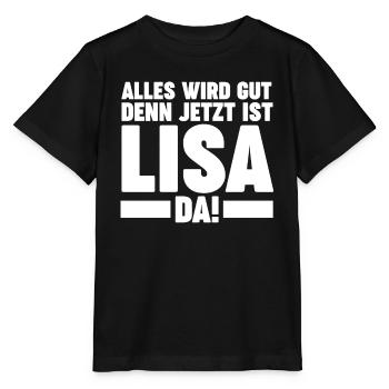 Lisa - Stanley/Stella Kinder T-Shirt MINI CREATOR  - Schwarz - Vorne - Mikhail (115cm)