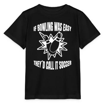 Bowling Bowling Bowling Club Bowling Club - T-shirt bio MINI CREATOR Stanley/Stella Enfant - noir - Devant - Mikhail (115cm)