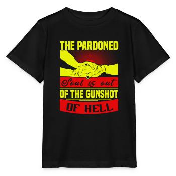 THE PARDONED SOUL IS OUT OF HELL - Stanley/Stella MINI CREATOR Kids’ T-Shirt - black - Front - Mikhail (115cm)