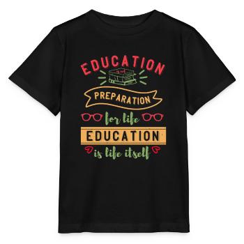 PRÉPARTIE DE L’ÉDUCATION - T-shirt bio MINI CREATOR Stanley/Stella Enfant - noir - Devant - Mikhail (115cm)