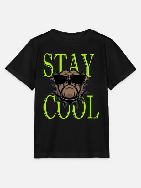 Stay Cool Geschenkidee - Stanley/Stella Kinder T-Shirt MINI CREATOR - Schwarz