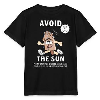 SUNSCREEN ICE CREAM AVOID THE SUN - Stanley/Stella MINI CREATOR Kids’ T-Shirt - black - Front - Mikhail (115cm)