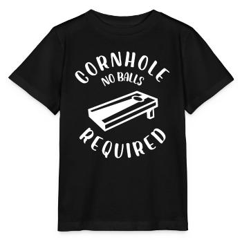 Cornhole No Balls Required - Stanley/Stella MINI CREATOR Kids’ T-Shirt - black - Front - Mikhail (115cm)