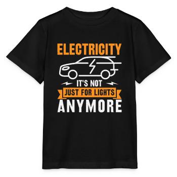 Electric vehicle power is no longer just for - Stanley/Stella MINI CREATOR Kids’ T-Shirt - black - Front - Mikhail (115cm)