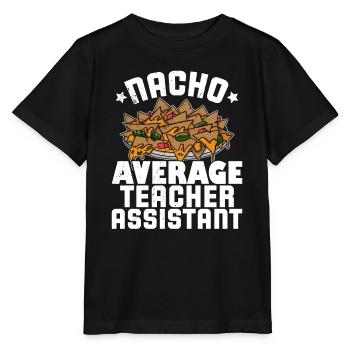 Nachos Cheese Mexico Mexican cuisine Jalapenos - Stanley/Stella Kinder T-Shirt MINI CREATOR  - Schwarz - Vorne - Mikhail (115cm)