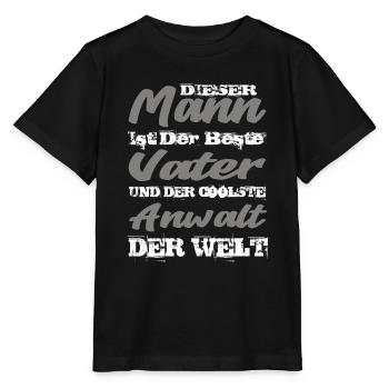 Anwalt - Stanley/Stella Kinder T-Shirt MINI CREATOR  - Schwarz - Vorne - Mikhail (115cm)