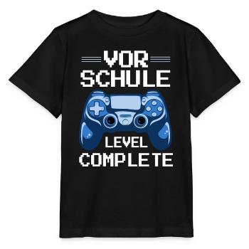 Vorschulkind Verabschieden Kindergarten Vorschule - Stanley/Stella Kinder T-Shirt MINI CREATOR  - Schwarz - Vorne - Mikhail (115cm)