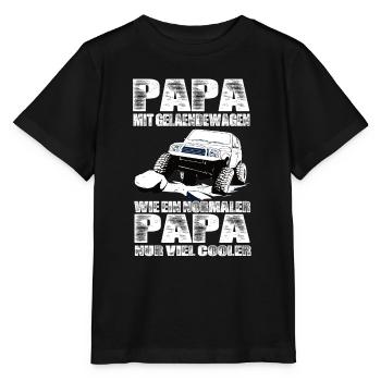 Geländewagen - Stanley/Stella Kinder T-Shirt MINI CREATOR  - Schwarz - Vorne - Mikhail (115cm)