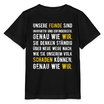 Funny Quotes Sarcastic Quotes Politics Quotes - Stanley/Stella MINI CREATOR Kids’ T-Shirt - black - Front - Mikhail (115cm)
