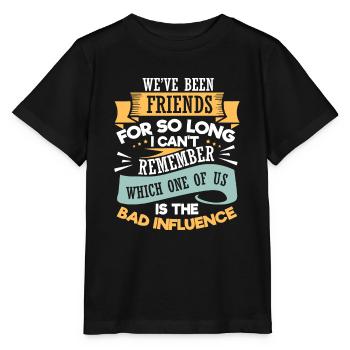 Neuheit seit langem Freunde introvertiertes Wortspiel Geschenk - Stanley/Stella Kinder T-Shirt MINI CREATOR  - Schwarz - Vorne - Mikhail (115cm)