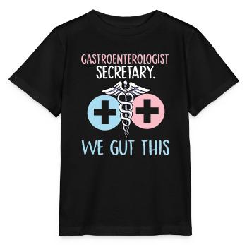 gastroenterologist secretary we gut this Design - Stanley/Stella MINI CREATOR Kids’ T-Shirt - black - Front - Mikhail (115cm)