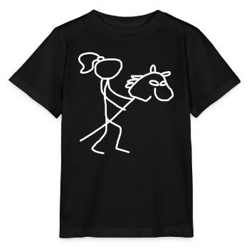 Hobby Horse Hobby Horsing - Stanley/Stella MINI CREATOR Kids’ T-Shirt - black - Front - Mikhail (115cm)