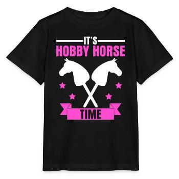 Hobby Cavalier Hobby Horsing - T-shirt bio MINI CREATOR Stanley/Stella Enfant - noir - Devant - Mikhail (115cm)
