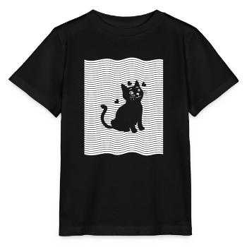 CHATON - T-shirt bio MINI CREATOR Stanley/Stella Enfant - noir - Devant - Mikhail (115cm)