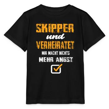 Skipper - Stanley/Stella Kinder T-Shirt MINI CREATOR  - Schwarz - Vorne - Mikhail (115cm)