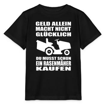Rasenmäher - Stanley/Stella Kinder T-Shirt MINI CREATOR  - Schwarz - Vorne - Mikhail (115cm)