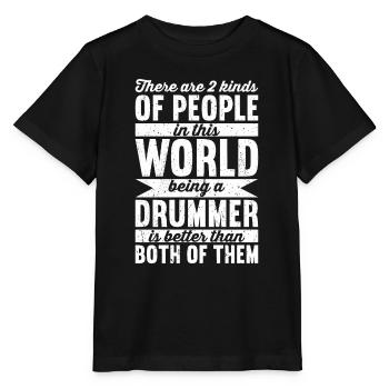 Schlagzeuger Schlagzeuger Schlagzeuger Schlagzeuger - Stanley/Stella Kinder T-Shirt MINI CREATOR  - Schwarz - Vorne - Mikhail (115cm)