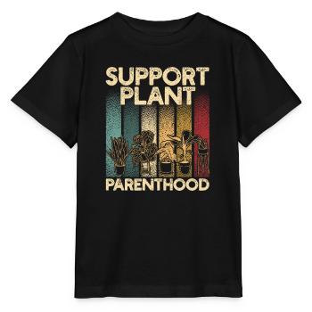 Soutien à la parentalité végétale Lustiger - T-shirt bio MINI CREATOR Stanley/Stella Enfant - noir - Devant - Mikhail (115cm)