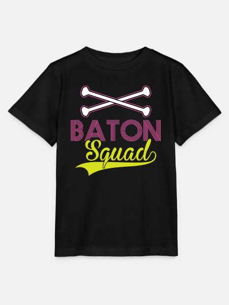 Baton Squad - Baton Twirler - Stanley/Stella Kinder T-Shirt MINI CREATOR - Schwarz