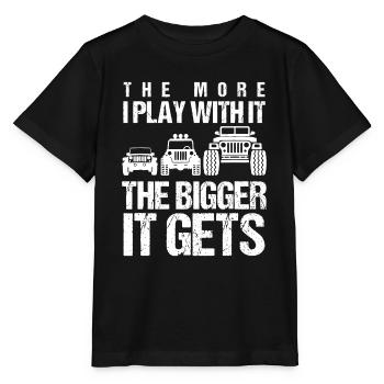 Offroading Puns Off-Road Vehicle Car Collector - Stanley/Stella MINI CREATOR Kids’ T-Shirt - black - Front - Mikhail (115cm)