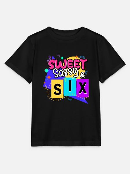 Sweet Sassy & Six - Stanley/Stella Kinder T-Shirt MINI CREATOR  - Schwarz