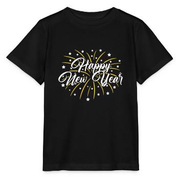 Bonne année ! - T-shirt bio MINI CREATOR Stanley/Stella Enfant - noir - Devant - Mikhail (115cm)