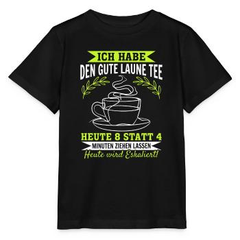Gute Laune Tee Eskalation Lustiges gute laune - Stanley/Stella Kinder T-Shirt MINI CREATOR  - Schwarz - Vorne - Mikhail (115cm)