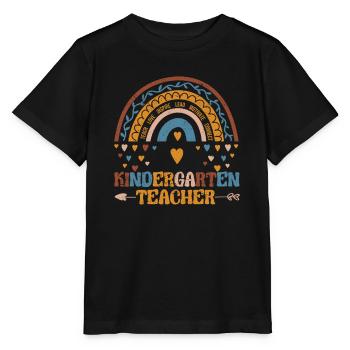 Enseignante de maternelle drôle Enseigner l’amour Inspirer - T-shirt bio MINI CREATOR Stanley/Stella Enfant - noir - Devant - Mikhail (115cm)