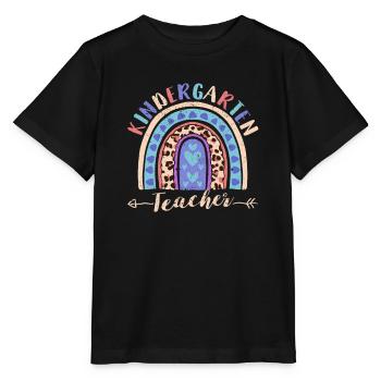 Enseignante de maternelle drôle Enseigner l’amour Inspirer - T-shirt bio MINI CREATOR Stanley/Stella Enfant - noir - Devant - Mikhail (115cm)