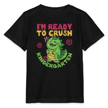 I'm ready to destroy the kindergarten lust - Stanley/Stella MINI CREATOR Kids’ T-Shirt - black - Front - Mikhail (115cm)