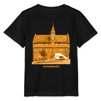 Hôtel de ville d'Ochsenfurt Basse-franconie Bayewrn - T-shirt bio MINI CREATOR Stanley/Stella Enfant - noir - Devant - Mikhail (115cm)