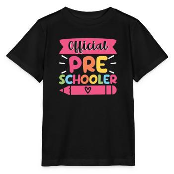 Official Preschooler Funny Pre-K Preschool - Stanley/Stella MINI CREATOR Kids’ T-Shirt - black - Front - Mikhail (115cm)