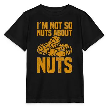 Peanut Allergy Nut Allergy - Stanley/Stella MINI CREATOR Kids’ T-Shirt - black - Front - Mikhail (115cm)