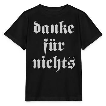 Danke - Stanley/Stella Kinder T-Shirt MINI CREATOR  - Schwarz - Vorne - Mikhail (115cm)