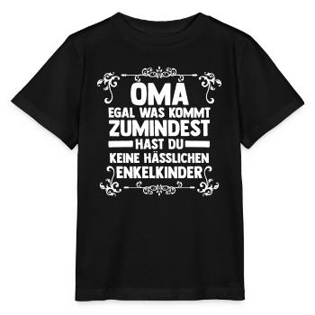 Enkelkinder Großmutter Oma - Stanley/Stella Kinder T-Shirt MINI CREATOR  - Schwarz - Vorne - Mikhail (115cm)