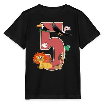 5. Geburtstag 5 Jahre Fünf Junge Mädchen Geschenk - Stanley/Stella Kinder T-Shirt MINI CREATOR  - Schwarz - Vorne - Mikhail (115cm)