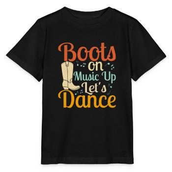 Boots On Music up Let’s Dance Line Dance Country M - T-shirt bio MINI CREATOR Stanley/Stella Enfant - noir - Devant - Mikhail (115cm)
