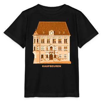 Kaufbeuren, Town Hall, Swabia, Allgäu, Bavaria - Stanley/Stella MINI CREATOR Kids’ T-Shirt - black - Front - Mikhail (115cm)