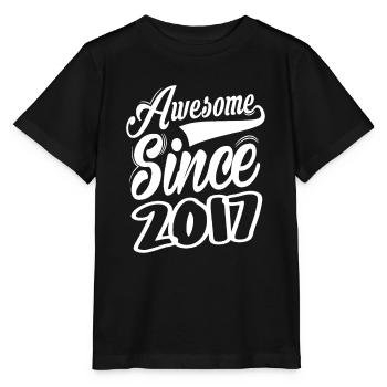 Génial depuis 2017 - T-shirt bio MINI CREATOR Stanley/Stella Enfant - noir - Devant - Mikhail (115cm)