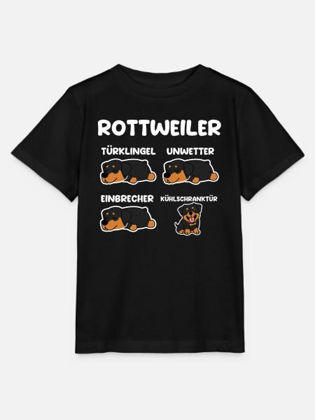 Hund Rottweiler - Stanley/Stella Kinder T-Shirt MINI CREATOR - Schwarz