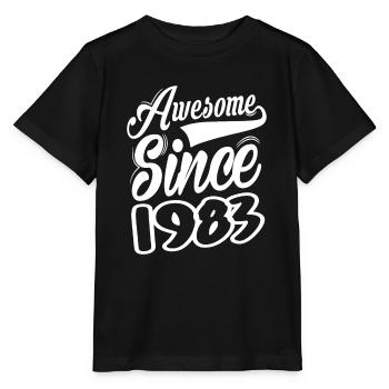Génial depuis 1983 - T-shirt bio MINI CREATOR Stanley/Stella Enfant - noir - Devant - Mikhail (115cm)