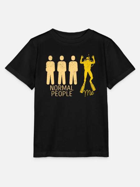 Normale Menschen Ich Lustig Taucher Tauchlehrer - T-shirt MINI CREATOR barn från Stanley/Stella - svart