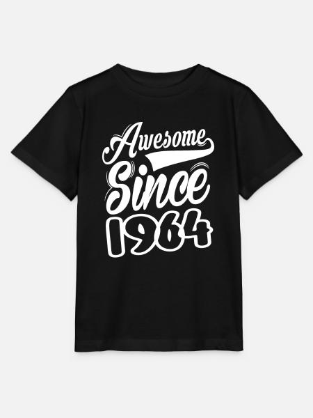 Awesome Since 1964 - Stanley/Stella Kinder T-Shirt MINI CREATOR  - Schwarz