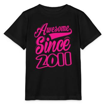 Génial depuis 2011 - T-shirt bio MINI CREATOR Stanley/Stella Enfant - noir - Devant - Mikhail (115cm)