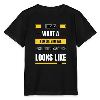 Newbie virtual purchasing manager - Stanley/Stella MINI CREATOR Kids’ T-Shirt - black - Front - Mikhail (115cm)