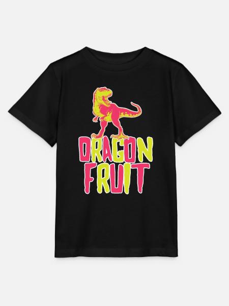 Dragon Fruit Dinosaur - Stanley/Stella Kinder T-Shirt MINI CREATOR - Schwarz