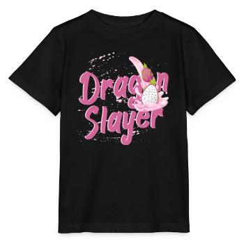 Dragon Slayer Dragon Fruit - Stanley/Stella Kinder T-Shirt MINI CREATOR  - Schwarz - Vorne - Mikhail (115cm)